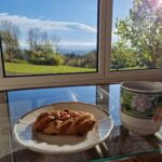 Letní výhled z Panorama Kozákov na Krkonoše